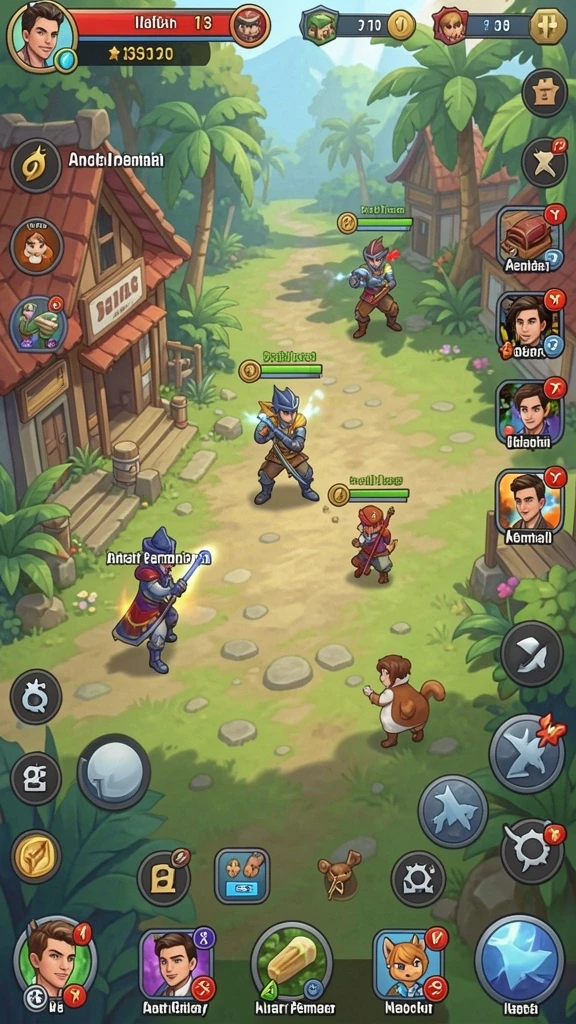 idrgame - Tangkapan layar menunjukkan karakter utama yang sedang bertarung.